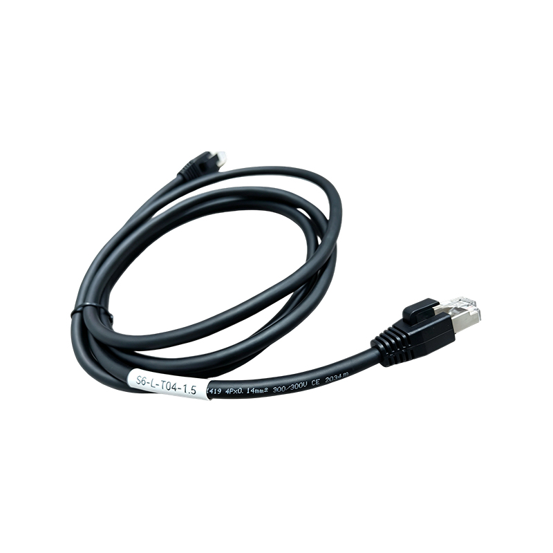 S6-L-T04-1.5 Cábla Ethernet Tionsclaíoch Ard-Flex