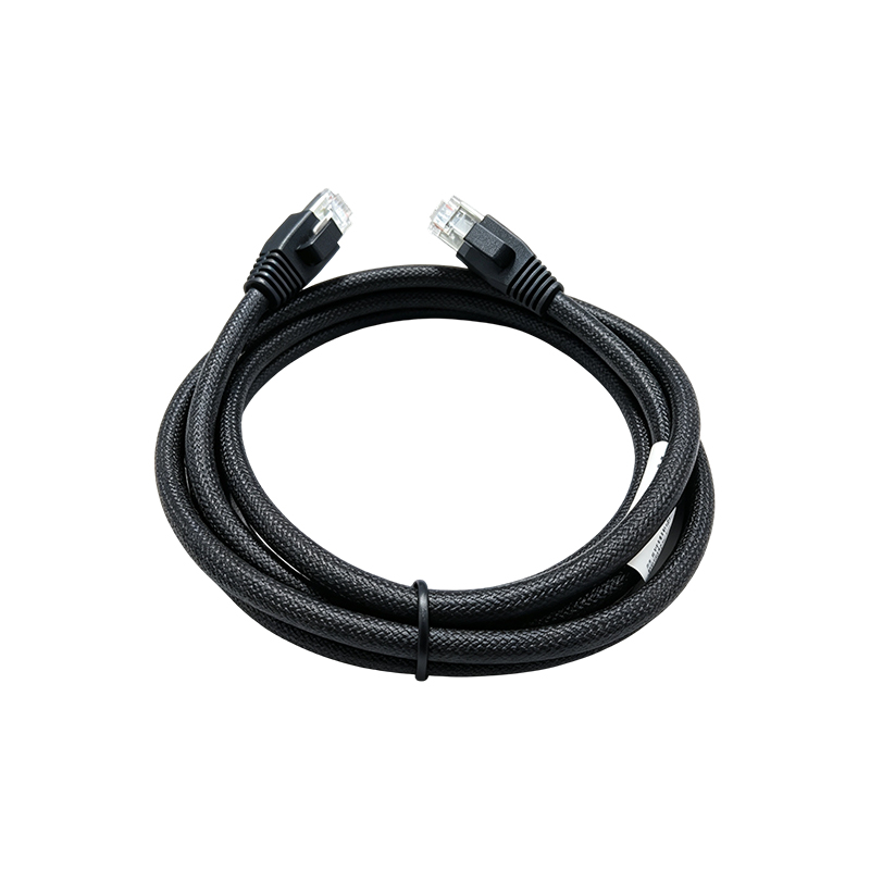 S6-L-T04-1.5 Cábla Ethernet Tionsclaíoch Braided Shielded