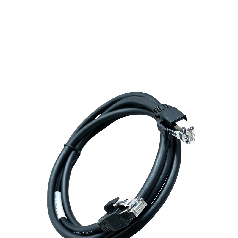 S6-L-T04-1.5 Cábla Ethernet Tionsclaíoch Braided Shielded